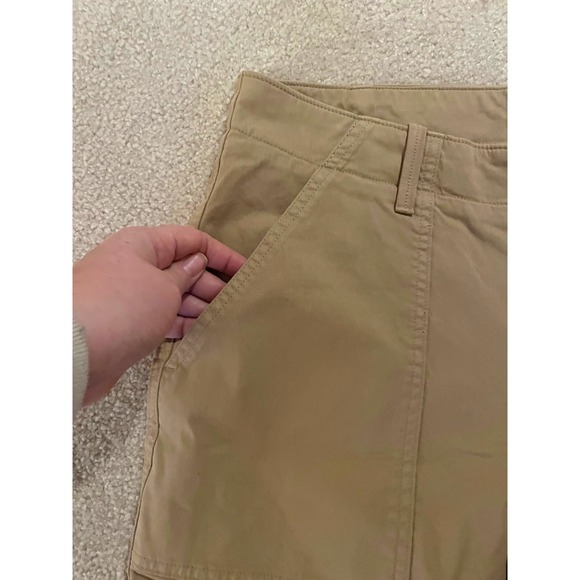 Banana Republic NWT Women's Mid Rise Slim Cargo Pants Khaki-Size 14 - Picture 10 of 10